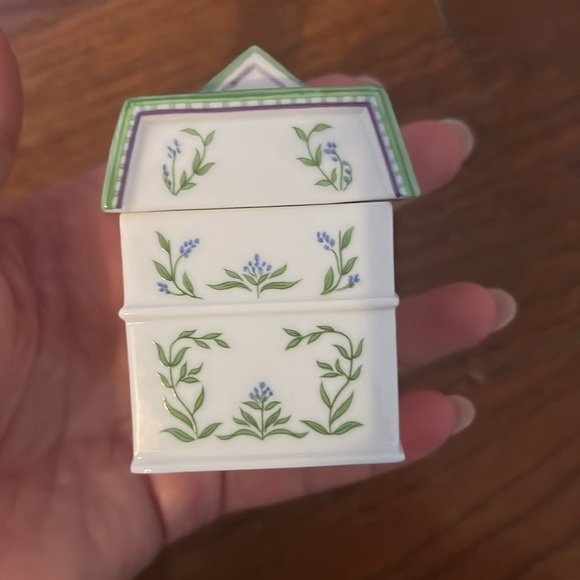 LENOX SPICE VILLAGE Vintage 1989 Tarragon Spice Jar Never Used - Picture 3 of 6